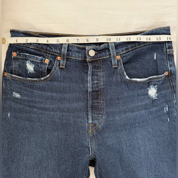 Levi's Dark Blue Skinny Jeans for Women - Picture 15 of 16